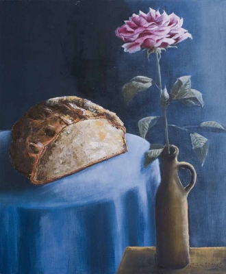 Brot und Tulpen